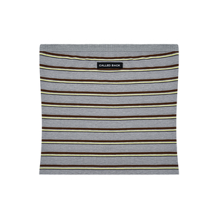 Called Back抹胸背心女2026春季新款撞色条纹辣妹无袖裹胸上衣