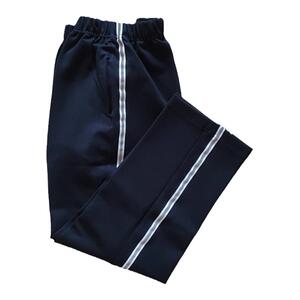 运动裤藏蓝返光条纯棉学生校服裤