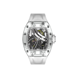 cronusart克洛斯水晶酒桶型男士机械手表全自动镂空时尚男款腕表