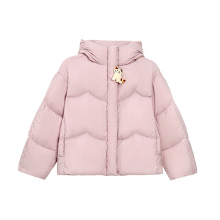 Livheartkids杜邦三防女大童连帽羽绒服冬季2025新款女童羽绒外套