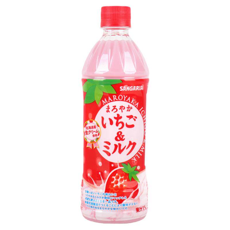 香蕉草莓牛奶味饮料日本三佳利