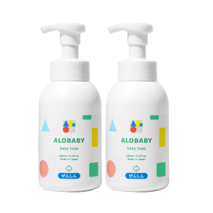 alobaby婴儿洗护二合一宝宝洗发水沐浴露400ml*2(26年8月到期)