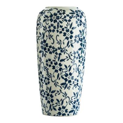 中国风陶瓷花瓶新中式复古轻奢青花瓷水培玄关茶几插花高级感摆件