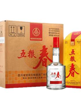 五粮春45度500ml*6瓶浓香型白酒