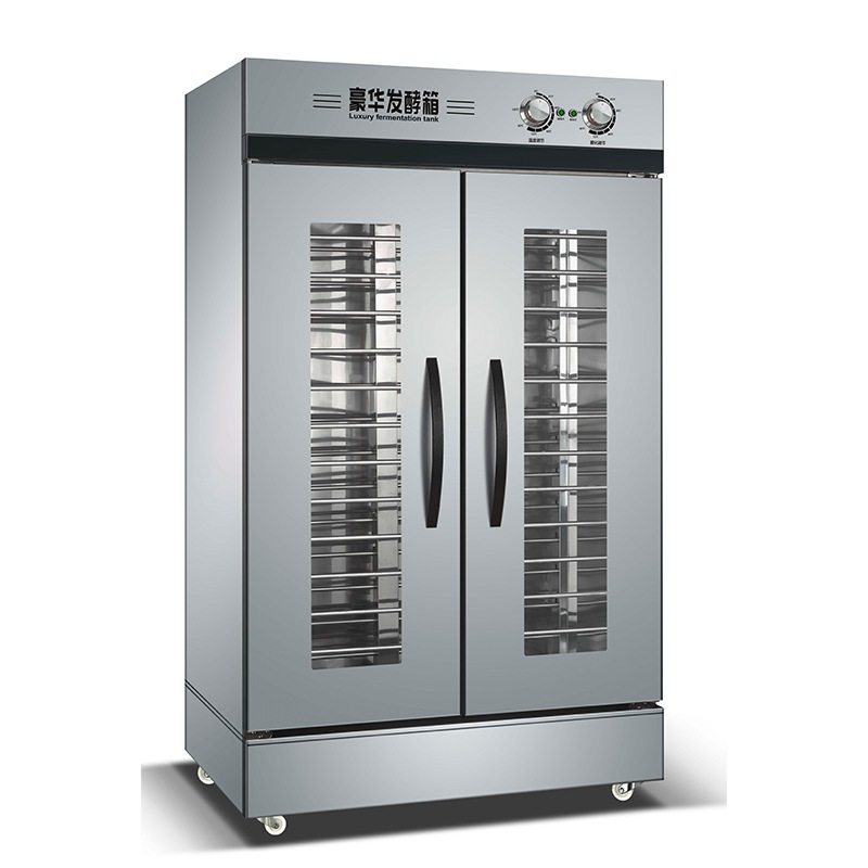 商用双门发酵箱32盘大容量智能恒温恒湿自动进水加厚面包醒发机