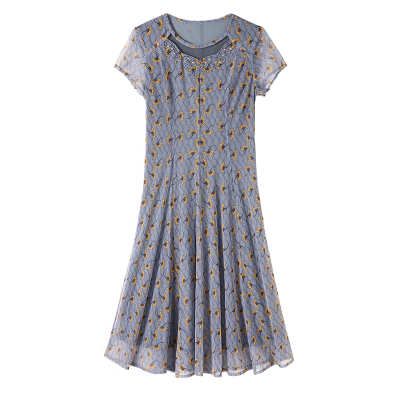 春夏高档中年正品高级感连衣裙