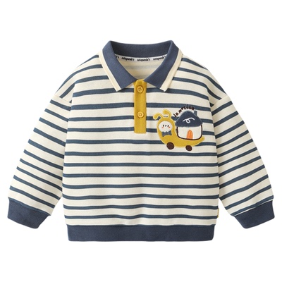 咔咔熊猫宝宝polo卫衣秋装