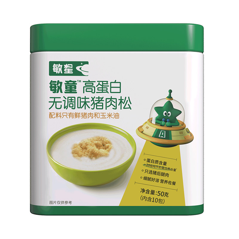 敏星高蛋白猪肉松不添加盐糖豆粉