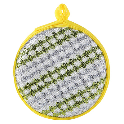 厨房不易沾油加厚双面百洁布海绵