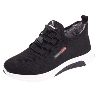 棉鞋女冬加绒老北京布鞋秋冬2025保暖鞋新款运动中老年加厚妈妈鞋