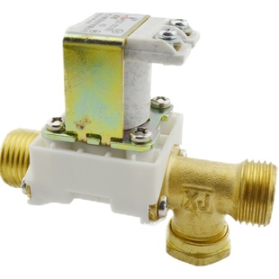 太阳能电磁进水阀自动上水阀门12V湘君电子阀通用型热水器配件