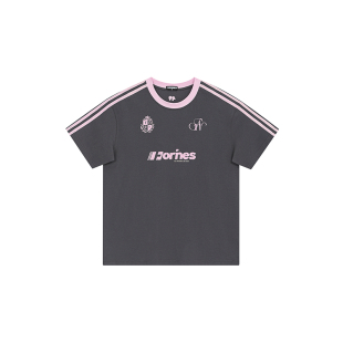 FORNINES凉感速干运动短袖T恤男女潮牌情侣装半截袖夏季美式球衣