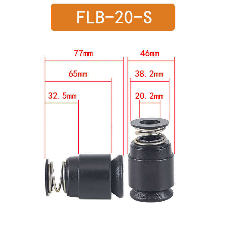 FLB-S芯轴锁光轴卡位锁快速锁紧卡紧装置轴芯锁头顶锥夹头放线架