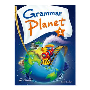 正版正版正版 Grammar Planet 2级别 原版少儿英语语法 学生书+练习册 小学语法短期专项教材 寒暑假课程 带APP