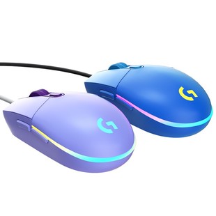 正品 罗技G102有线鼠标办公游戏cf专用电竞lol家用电脑办公笔记本