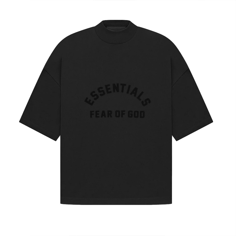 官网正品essentials短袖t恤男女SS23玄青黑Fear of God王嘉尔fog