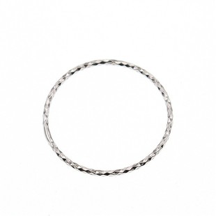 通体S925纯银素圈戒指叠戴女小众设计ins冷淡风高级时尚潮满天星