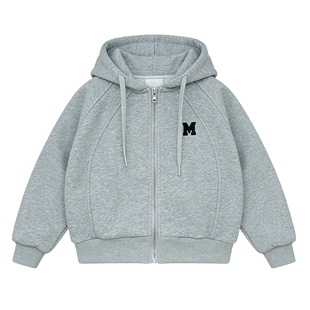 女童春秋款外套2026新款洋气儿童春装连帽卫衣中大童春季运动上衣