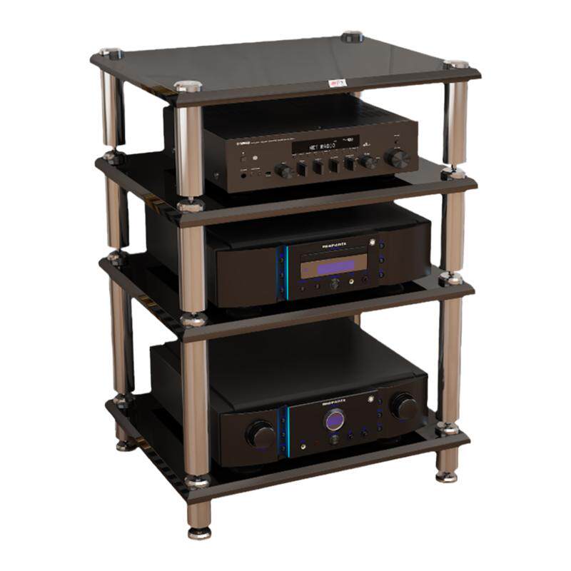 HIFI功放机柜功放架音响柜CD柜音箱架柜脚钉脚架范天臣同款机架