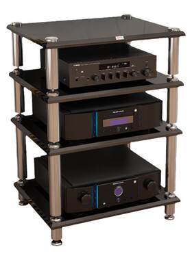 HIFI功放机柜功放架音响柜CD柜音箱架柜脚钉脚架范天臣同款机架
