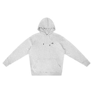 NICEID 毛圈运动卫衣美式春秋纯色潮流休闲宽松连帽套头上衣男女