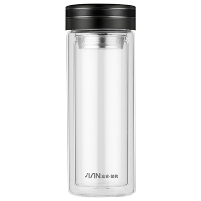 富光玻璃杯泡茶过滤定制便携双层