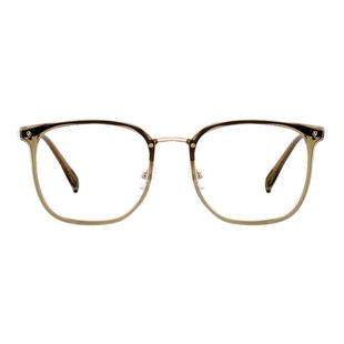 超轻橄榄绿色近视眼镜框女专业网上可配度数素颜大方框倒梯形镜架