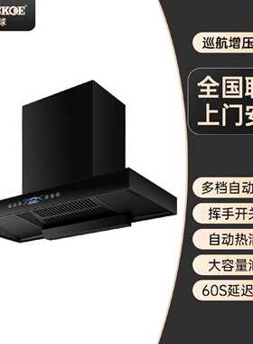 半球顶吸式油烟机家用大吸力欧式抽油烟机厨房油烟机一级能效语音