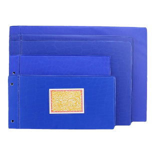 【送账钉】立信账页塑料封面16K/18K/25K账本三栏式明细账帐装订夹子活页手帐夹帐簿封皮纸塑料蓝色大中小号