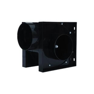 顶格塑料分体式12B管道风机换气扇100mm静音强力排气通风抽排风扇