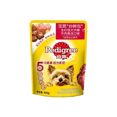 宝路妙鲜包100g24袋混合成犬幼犬