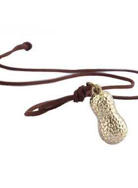 花生项链轻奢小众女不掉色