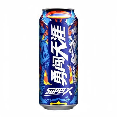 雪花啤酒SuperX勇闯天涯500ml罐