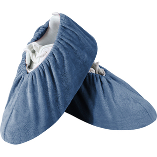 绒布鞋套室内布料可洗反复使用家用加厚防滑耐磨脚套学生机房儿童