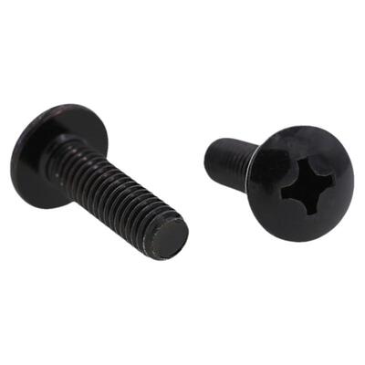 TM镀镍黑锌大扁头十字螺丝钉