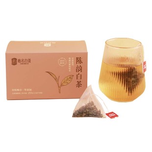 政和白茶老树原叶茶包高山寿眉袋泡茶原叶办公室袋泡茶独立装