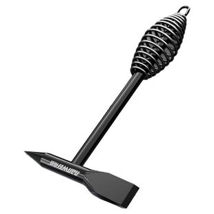 南威电焊锤敲渣锤焊工专用除锈锤工地扁头弹簧锤子敲锈渣清理神器