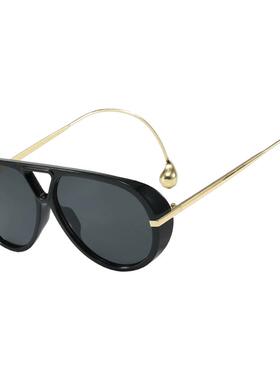 耳环掉钻款式太阳眼镜蛤蟆形墨镜