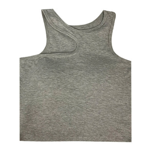 美式红色螺纹小吊带背心女带胸垫外穿西装内搭打底衫无袖挂脖上衣