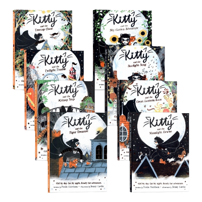 警察猫咪凯蒂16册合集 英文原版小说 Kitty And The Twilight Trouble Kidnap Trap 暮光迷踪 牛津精品阅读 儿童文学故事小说 平装