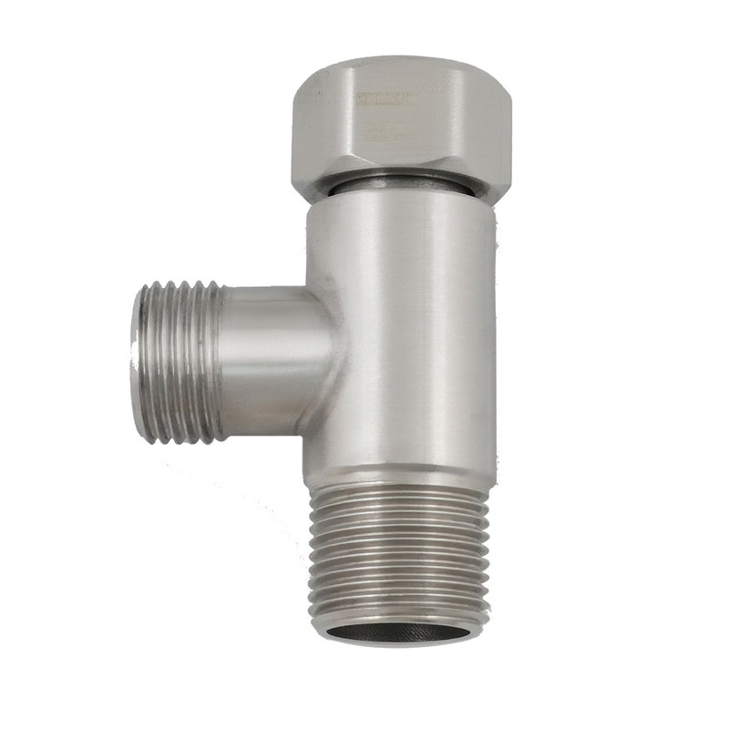 304不锈钢活接三分四分一分二分水器三通卫浴配件3分4分转换接头
