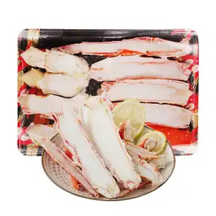 海朴帝王蟹腿肉750g礼盒装即食深海蟹肉熟冻海鲜礼盒过节节日礼物