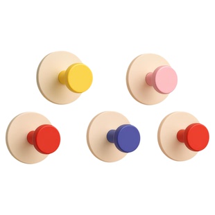 【多巴胺色】吸盘挂钩粘钩强力承重无痕挂钩免打孔创意可爱学生用