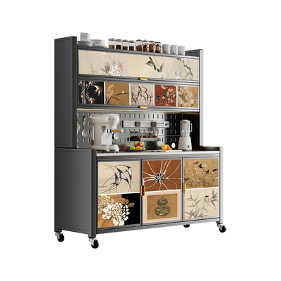 中古风多功能置物架餐边柜