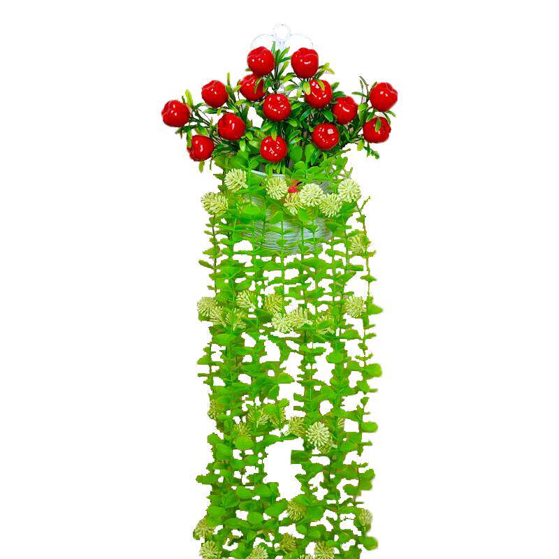 墙面装饰花藤假花壁挂摆设花草