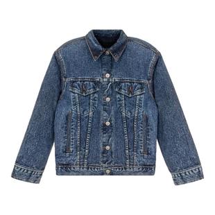 pushBUTTON 日常休闲女士翻领长袖牛仔外套银泰百货301574