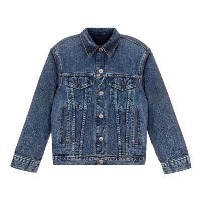 pushBUTTON 日常休闲女士翻领长袖牛仔外套银泰百货301574