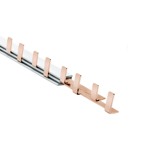 德力西汇流排2p家用空气开关接线铜排带保护端盖DF型配电箱导流排