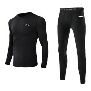 李宁儿童紧身衣运动套装训练服男女童篮球秋冬跑步体能速干衣打底