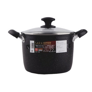 日式款胴锅麦饭石色特高炖汤熬汤锅加深不沾少油烟防溢汤煲双耳锅